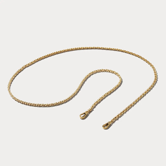 Kaia Crossbody Strap - Gold/Gold