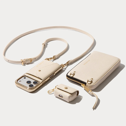 Donna Essentials Set - Ivory/Chrome Gold