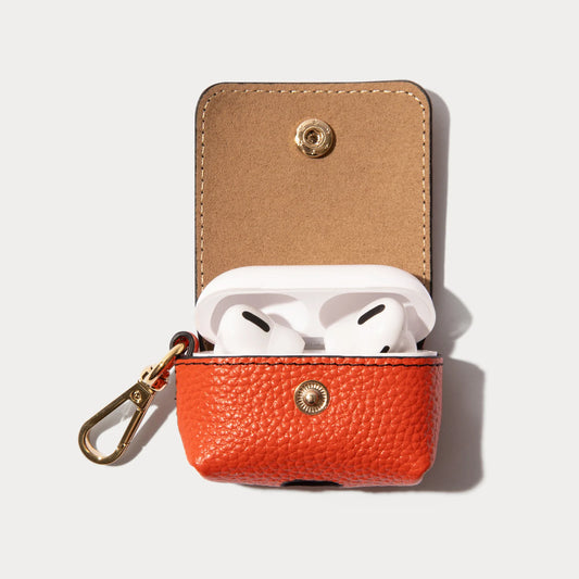 Avery AirPods Clip-On Pouch - Orange/Gold