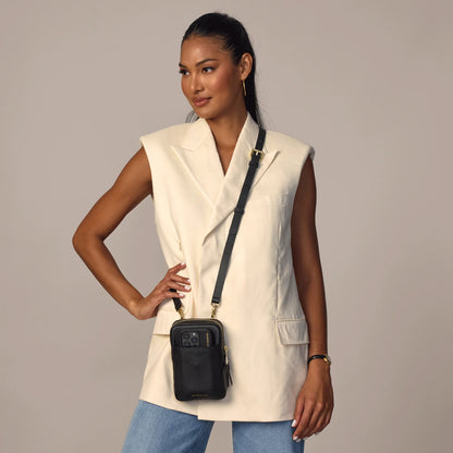 Large Expanded Pouch Set - Black/Gold