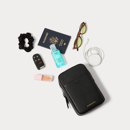 Large Expanded Pouch Set - Black/Gold