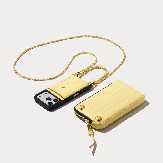 Lily Expanded Set - Butter Yellow Croc/Gold