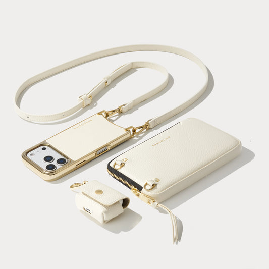 Rayna Chrome Essentials Set - Ivory/Chrome Gold