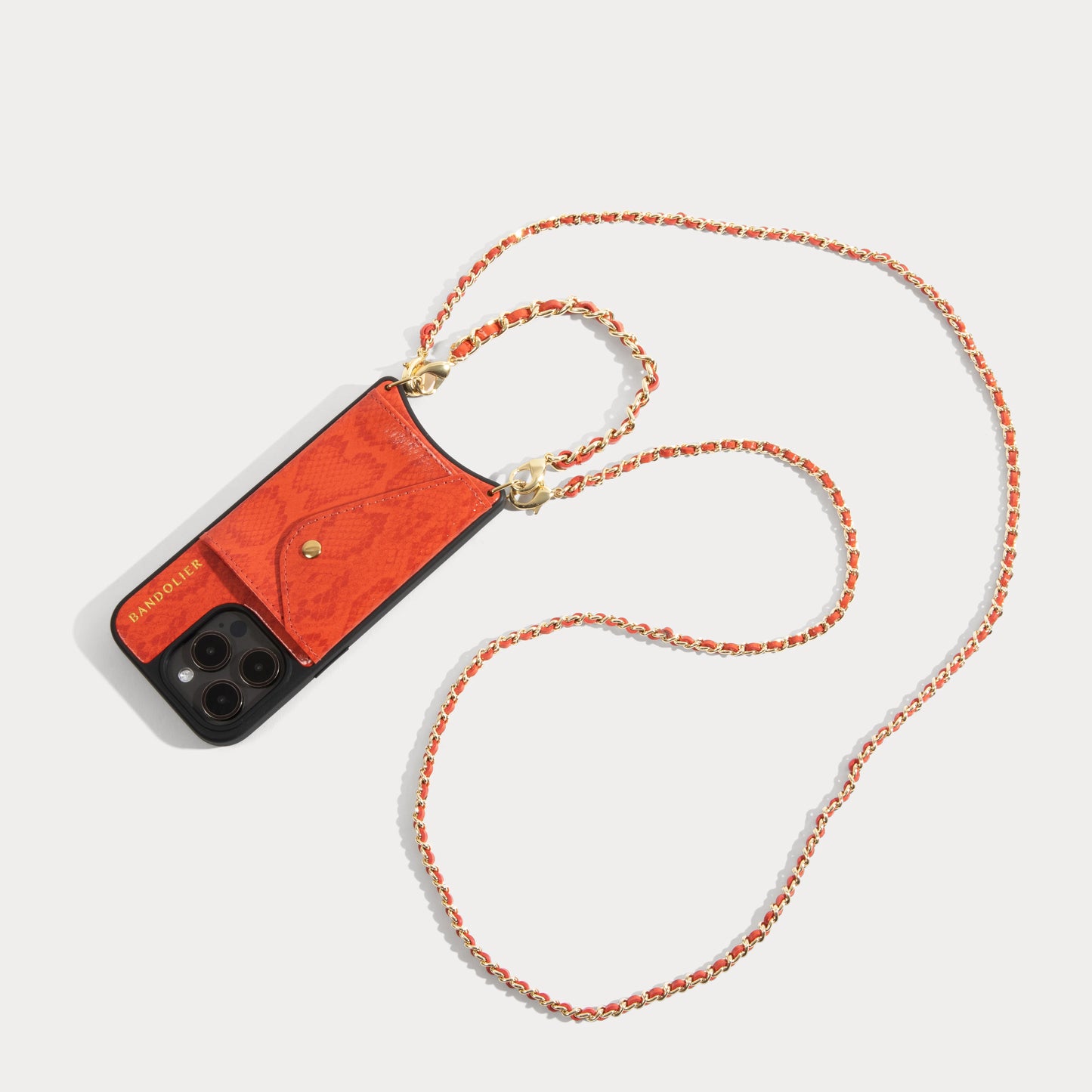 The Lily Essentials Set - Orange Snake/Gold