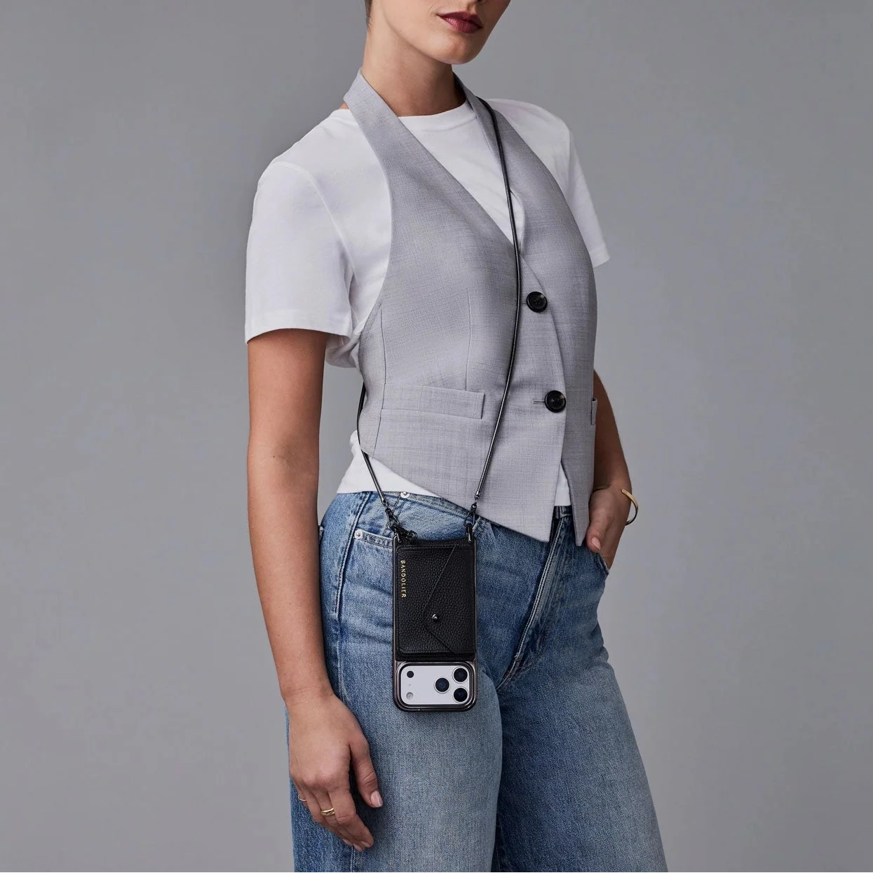 Belinda Strap - Pewter/Pewter