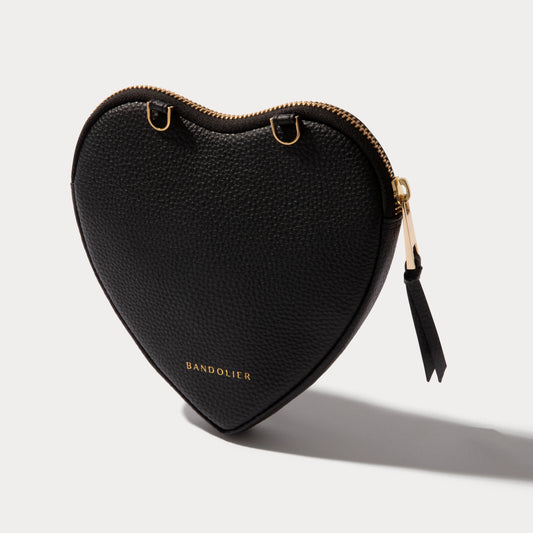 Expanded Heart Pouch - Black/Gold