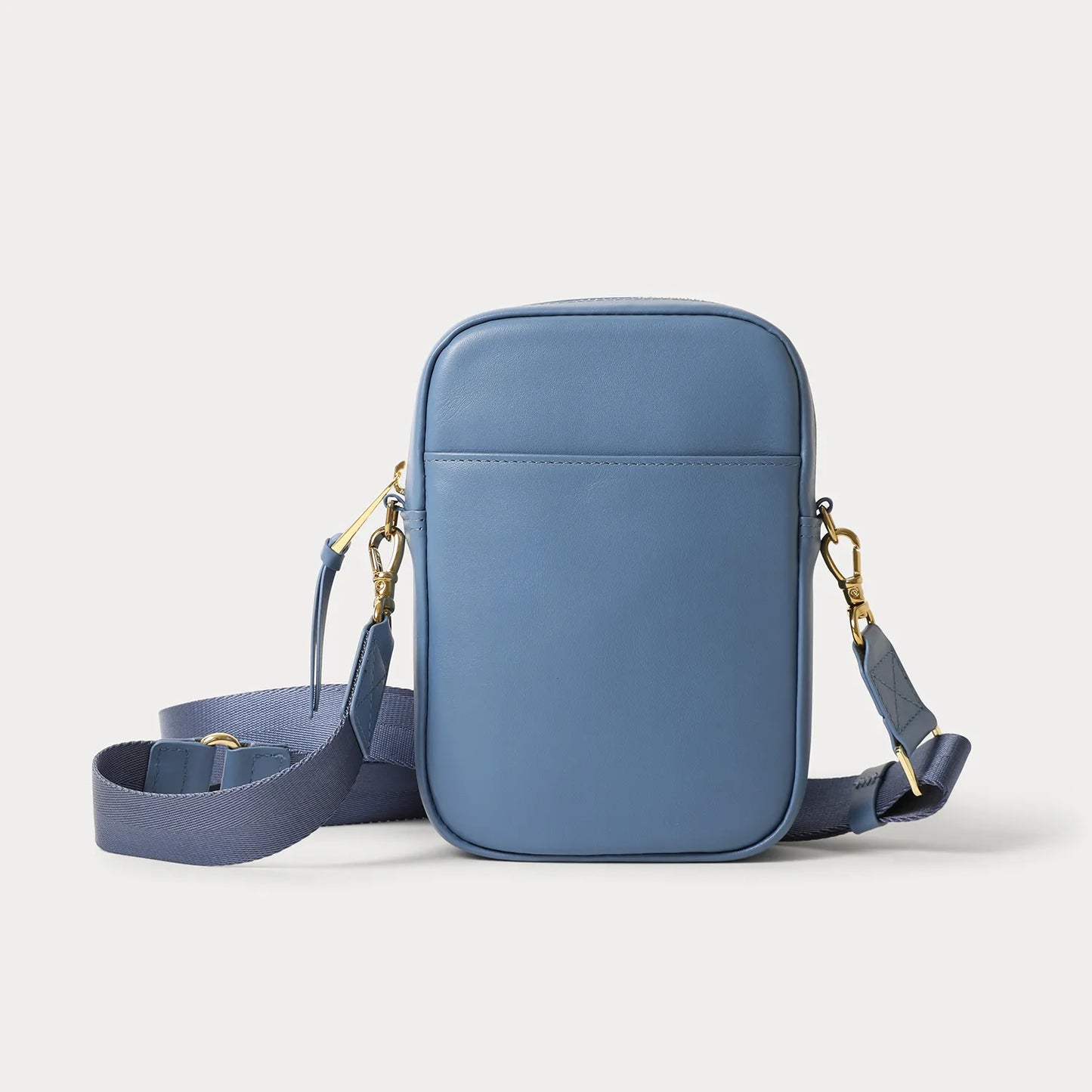 Dillon Bag - Dusty Blue/Gold