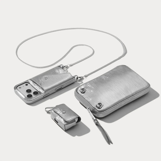 Gia Chrome Essentials Set - Silver Wave/Silver