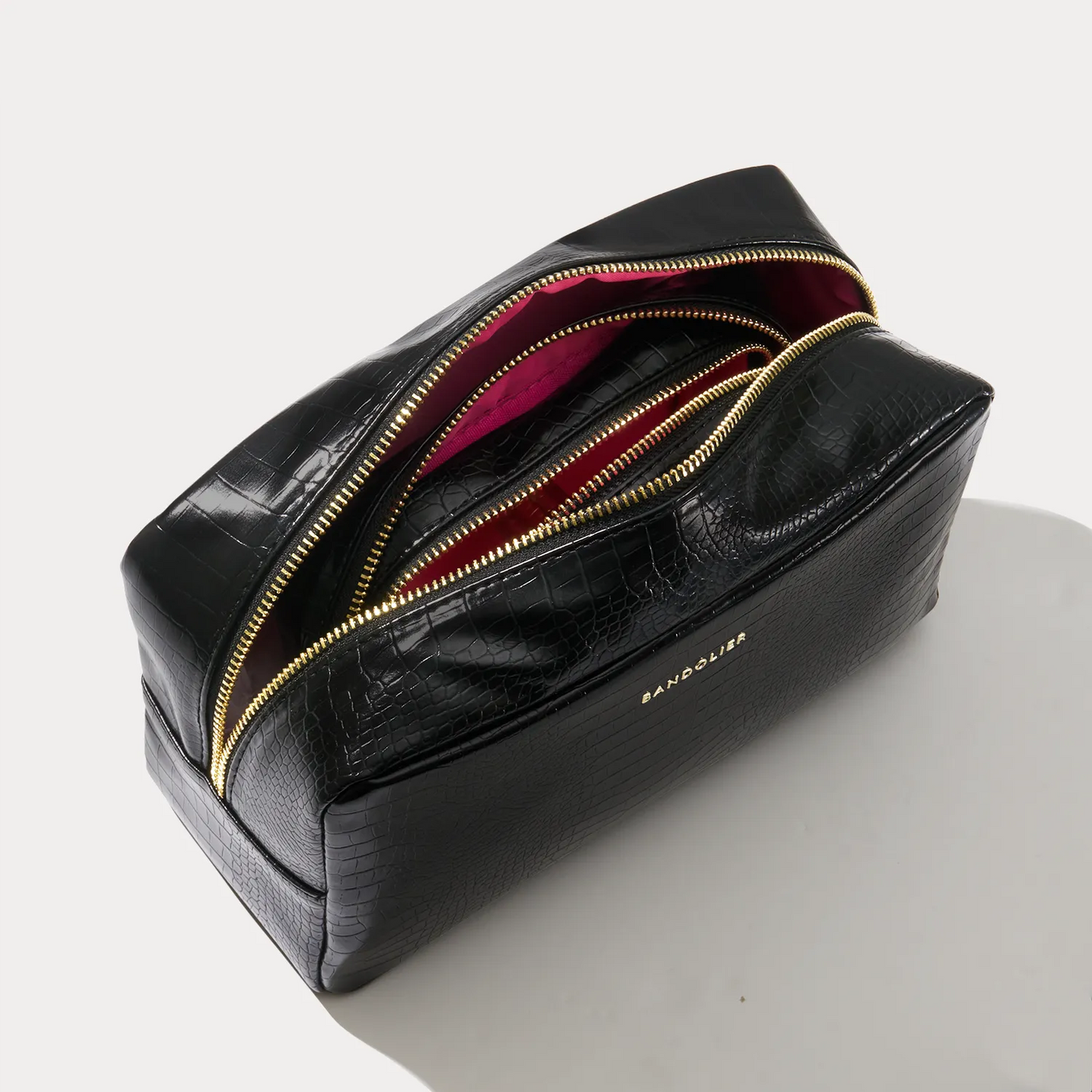 Toiletry Trio Nesting Bags - Black/Gold
