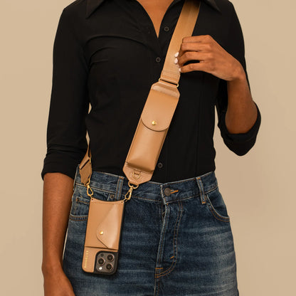 Lana Sunglass Strap Only - Tan/Gold