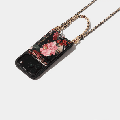 Rae Magnet Duet Wallet Crossbody Phone Case - Ceci Noir/Gold
