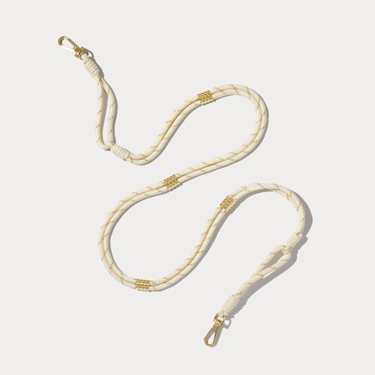 Layla Rope Strap - Ivory/Gold