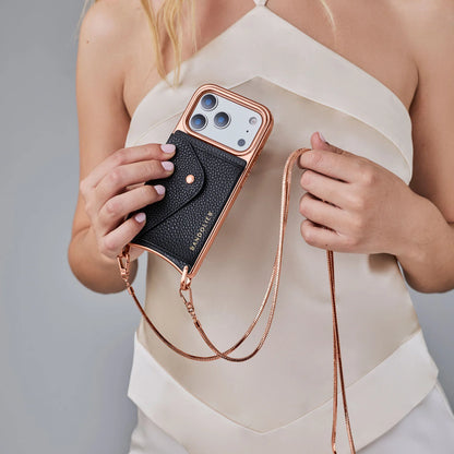 Gia Crossbody Strap - Rose Gold/Rose Gold