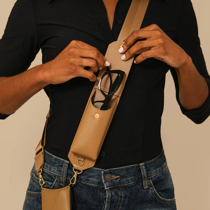 Lana Sunglass Strap Only - Tan/Gold