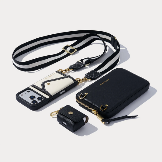 Brooke Canvas Essentials Set - Cream Black/Gold