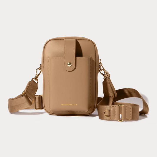 Dillon Bag - Tan/Gold