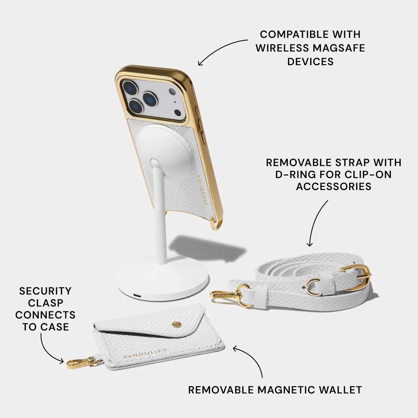 Remi Magnet Essentials Set - White Snake/Gold
