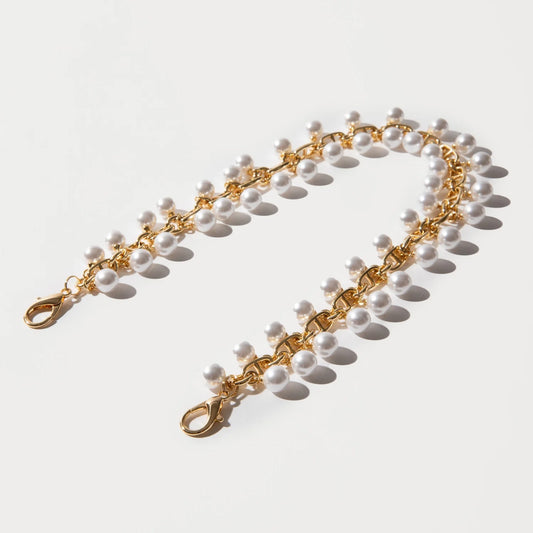 Emelia Long Wristlet - Pearl Gold/Gold