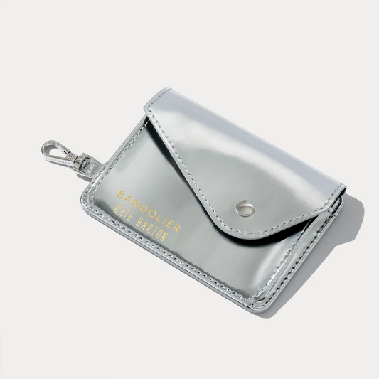 Add-On Magnet Wallet - Silver Patent/Silver