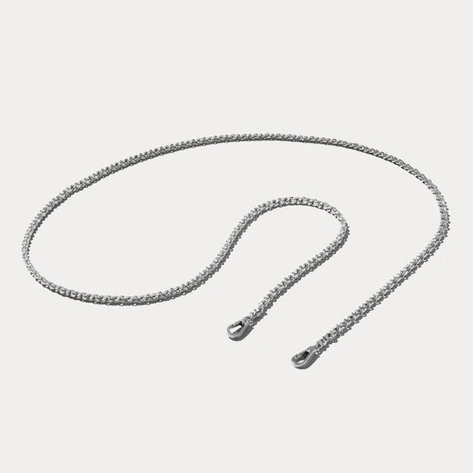 Kaia Crossbody Strap - Silver/Silver