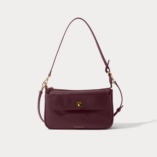 Taylor Bag - Wine/Gold