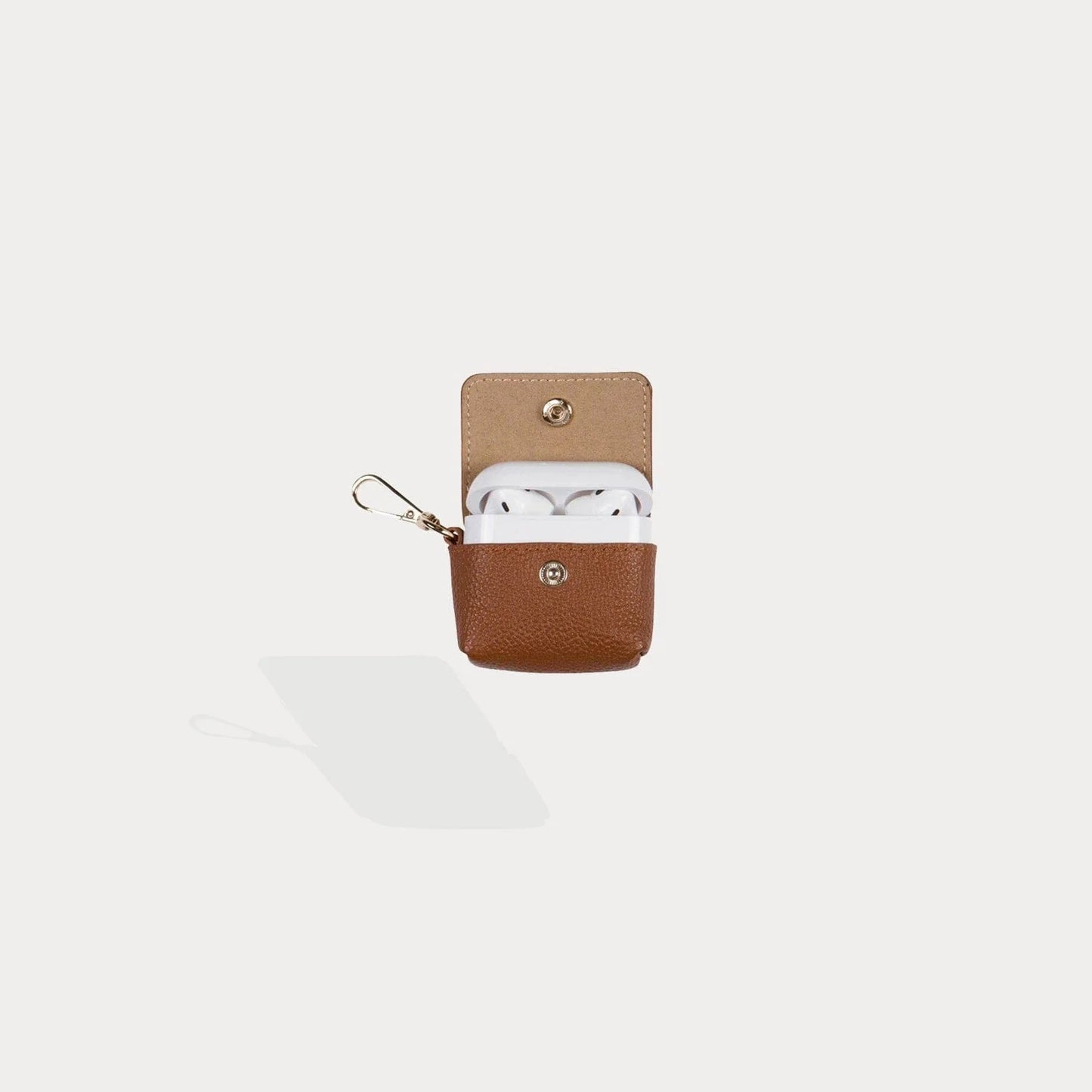 Avery AirPod Clip-On Pouch - Sienna/Gold