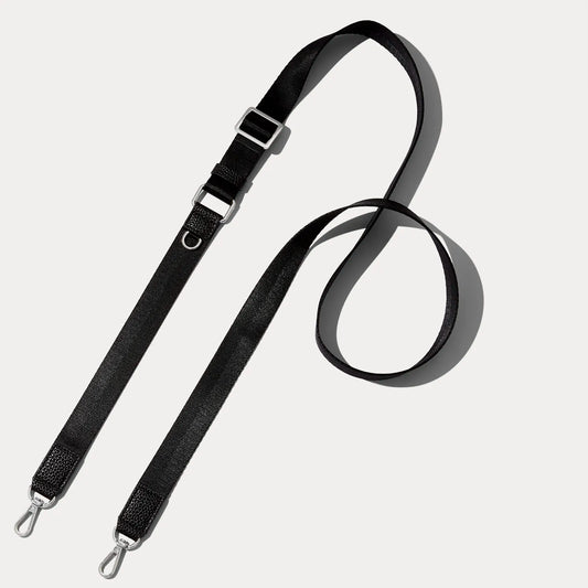 Bobby Nylon Adjustable Strap Only - Black/Silver